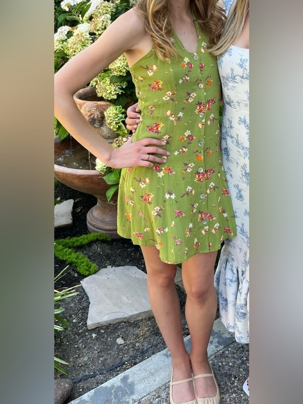 MINKPINK Floral Halter Mini Dress